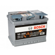 Akumulátor Bosch S5 AGM 12V 60Ah 680A, 0 092 S5A 050